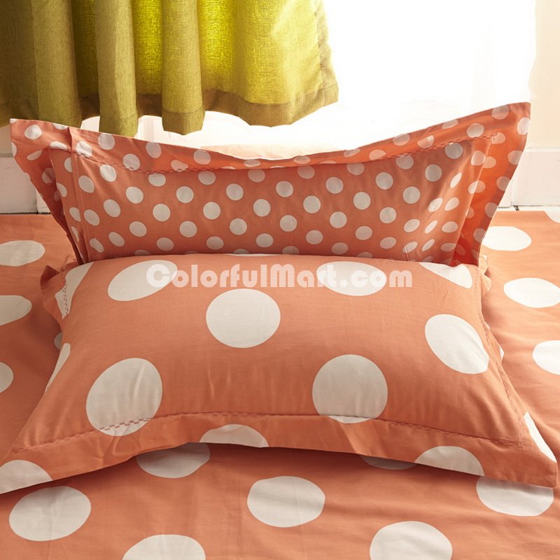 Summer Orange Cotton Bedding 2014 Duvet Cover Set - Click Image to Close