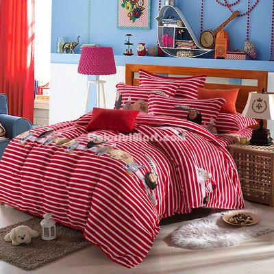 Afo Red Bedding Modern Bedding Cotton Bedding Gift Idea