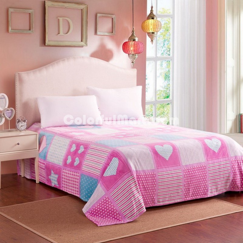 William Pink Style Bedding Flannel Bedding Girls Bedding - Click Image to Close