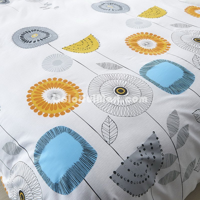 Flowers White Bedding Kids Bedding Teen Bedding Dorm Bedding Gift Idea - Click Image to Close