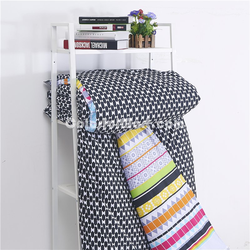 Black And White Raider Black Bedding Teen Bedding Kids Bedding Modern Bedding Gift Idea - Click Image to Close