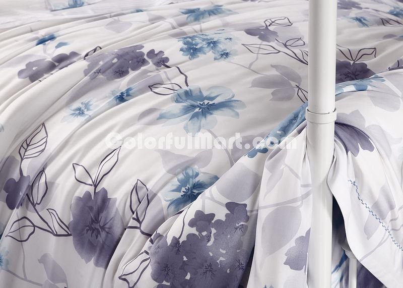 Elegance Blue Luxury Bedding Sets - Click Image to Close