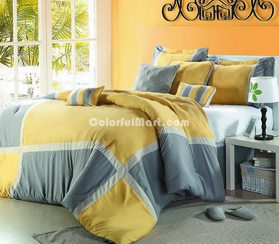 Cocktail Yellow Duvet Cover Set Luxury Bedding