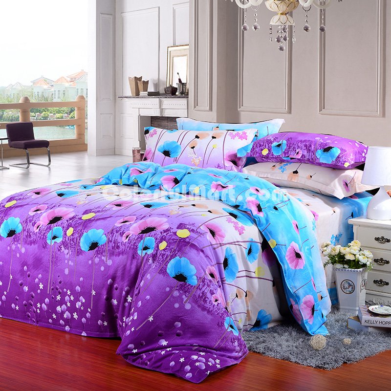 Mood Purple Bedding Modern Bedding Cotton Bedding Gift Idea - Click Image to Close
