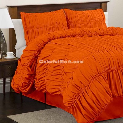 Esmeralda Orange Duvet Cover Sets