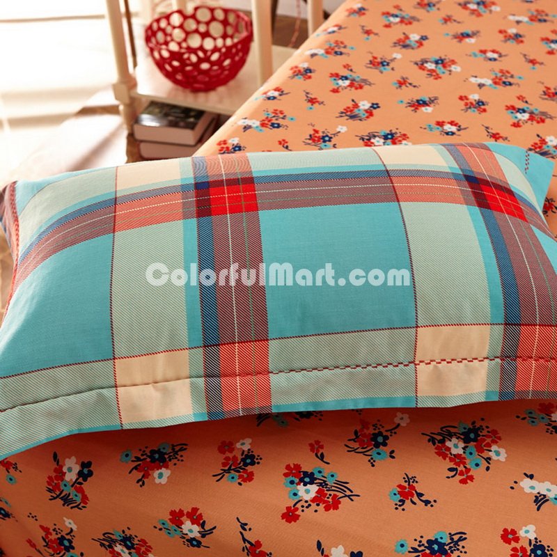 Mysterious Barcelona Orange Cotton Bedding 2014 Duvet Cover Set - Click Image to Close