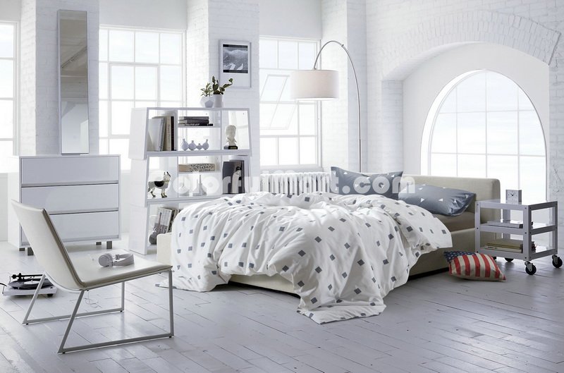 Single Men And Women White Bedding Teen Bedding Kids Bedding Dorm Bedding Gift Idea - Click Image to Close