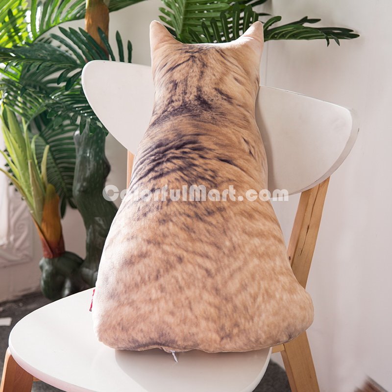 Cat Back Yellow Pillow Decorative Pillow Throw Pillow Couch Pillow Accent Pillow Best Pillow Gift Idea - Click Image to Close