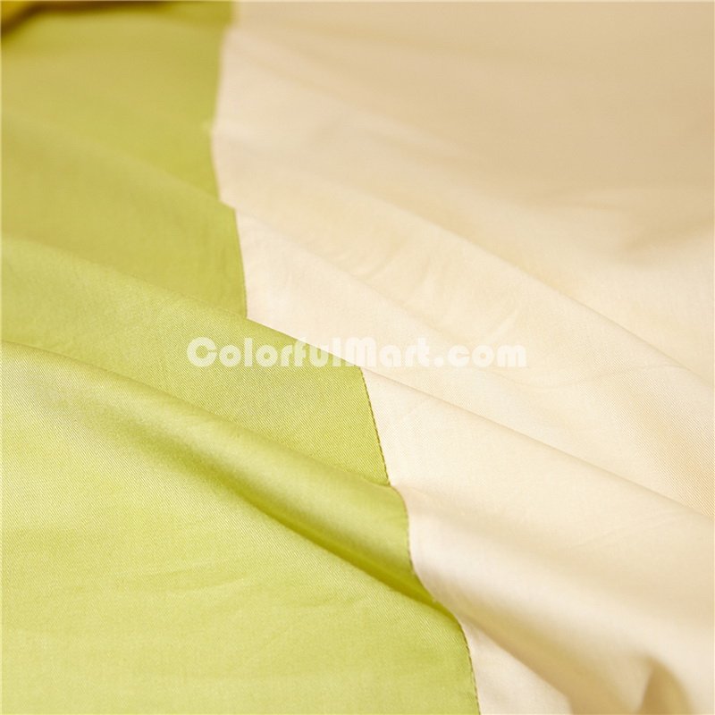 Lime Green Bedding Set Teen Bedding College Dorm Bedding Duvet Cover Set Gift - Click Image to Close