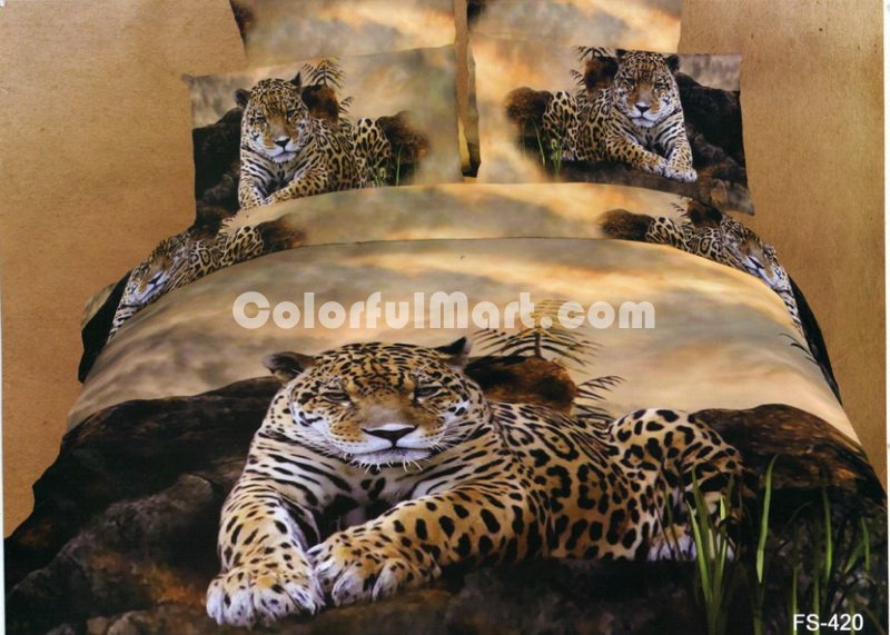 Leopard Style18 Cheetah Print Leopard Print Bedding Set - Click Image to Close