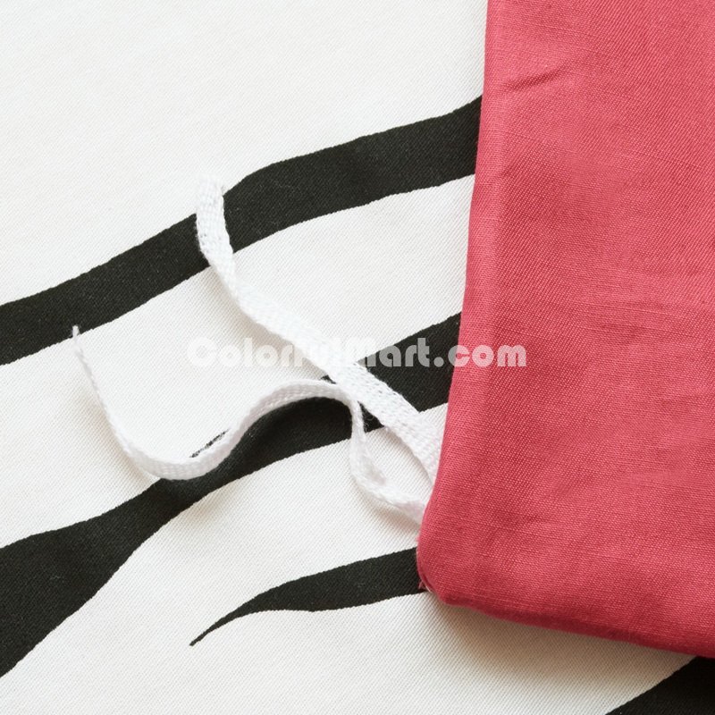 I Love Zebra Wine Zebra Print Bedding Animal Print Bedding Duvet Cover Set - Click Image to Close