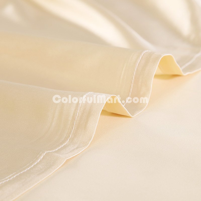 Plaids Beige Silk Bedding Modern Bedding - Click Image to Close