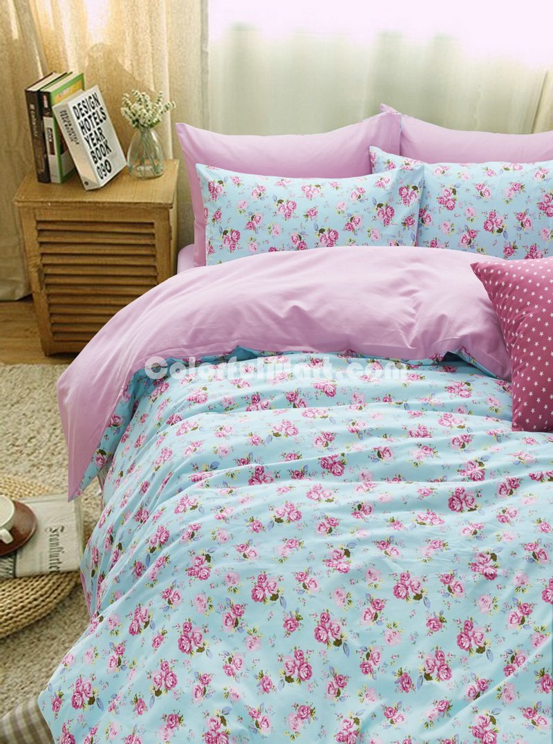 Plants And Flowers Floral Pink Bedding Girls Bedding Teen Bedding Kids Bedding - Click Image to Close