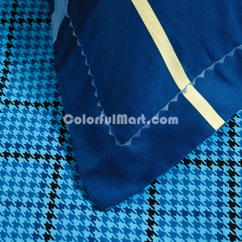 Scotland Blue Tartan Bedding Stripes And Plaids Bedding Teen Bedding - Click Image to Close