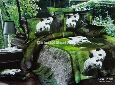 Panda Duvet Cover Set 3D Bedding