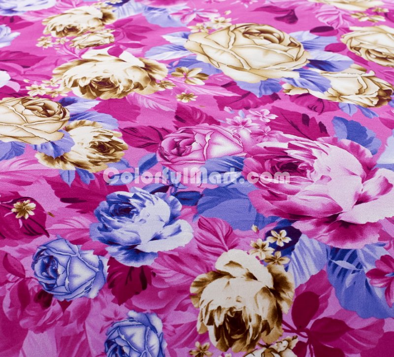British Roses Cheap Modern Bedding Sets - Click Image to Close