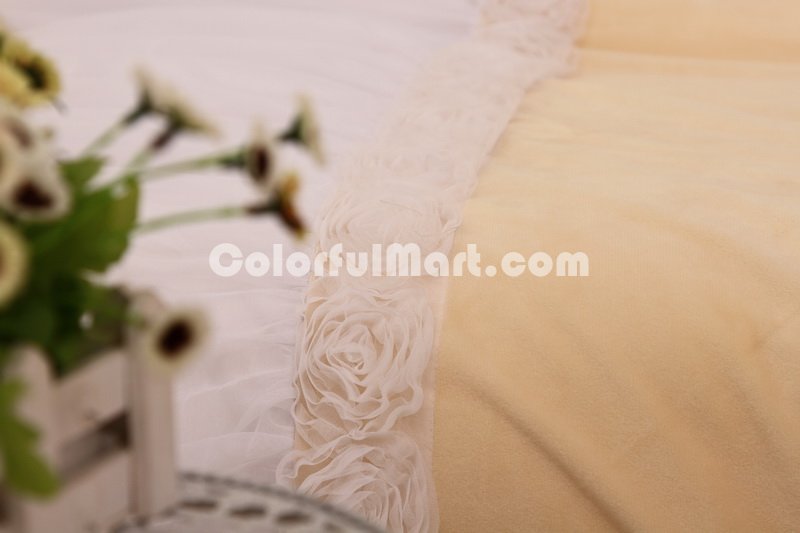 Rose Garden Yellow Princess Bedding Girls Bedding Women Bedding - Click Image to Close