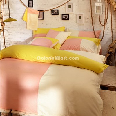 Jeju Love Pink Bedding Set Teen Bedding College Dorm Bedding Duvet Cover Set Gift