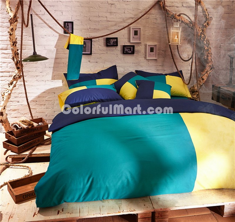 Norwegian Wood Blue Bedding Set Teen Bedding College Dorm Bedding Duvet Cover Set Gift - Click Image to Close