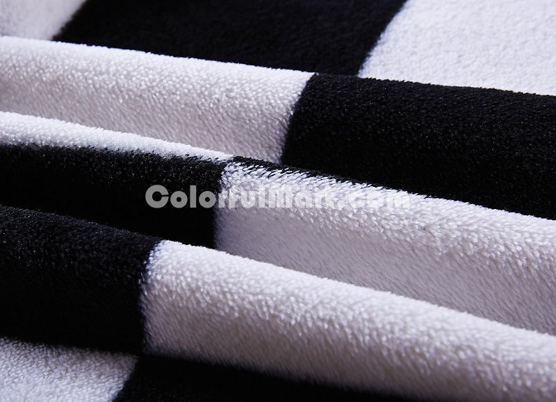 Black And White Space Balck Bedding Set Winter Bedding Flannel Bedding Teen Bedding Kids Bedding - Click Image to Close