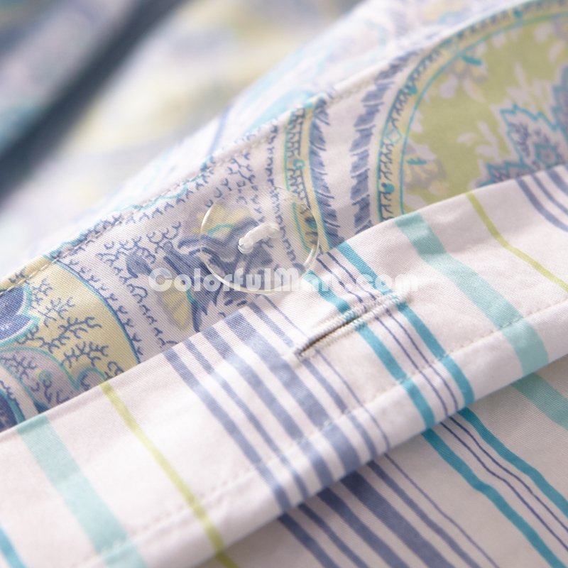 San Felice Light Blue Bedding Egyptian Cotton Bedding Luxury Bedding Duvet Cover Set - Click Image to Close