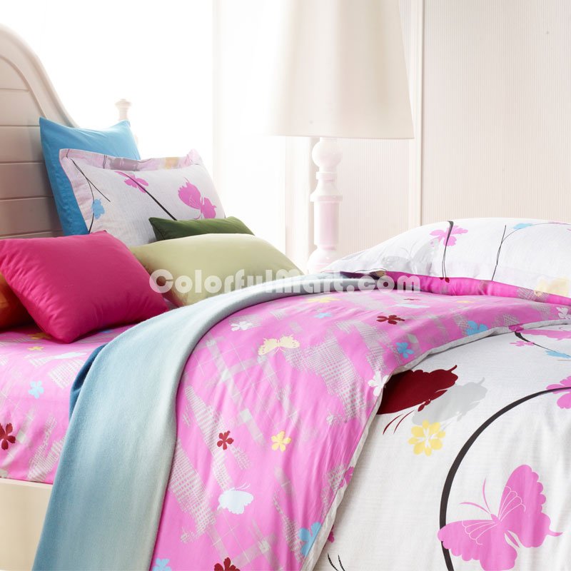 Flying Butterflies Modern Bedding Sets - Click Image to Close