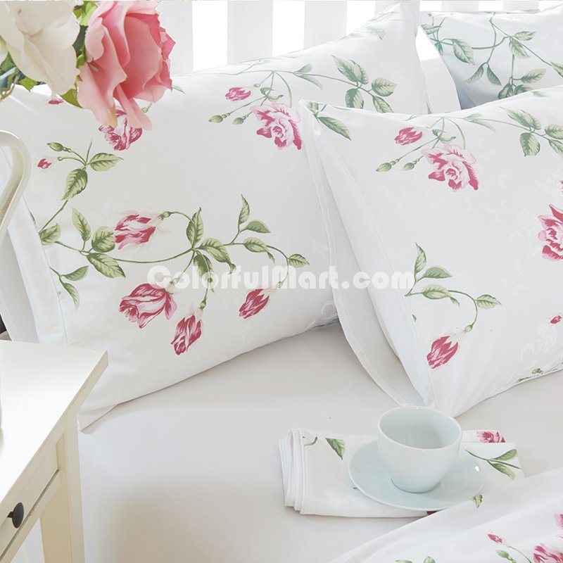 Rococo White Bedding Egyptian Cotton Bedding Luxury Bedding Duvet Cover Set - Click Image to Close