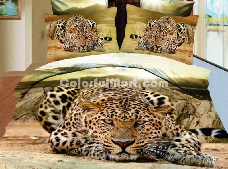 Leopard Style2 Cheetah Print Leopard Print Bedding Set - Click Image to Close