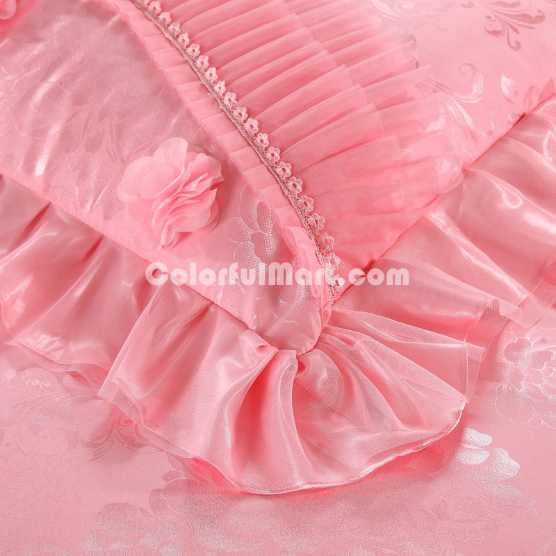 Amazing Gift Happy Event Pink Bedding Set Princess Bedding Girls Bedding Wedding Bedding Luxury Bedding - Click Image to Close