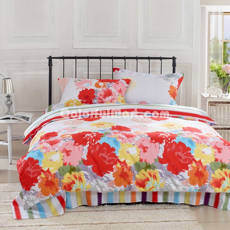 Pretty Flowers Modern Bedding Sets - Click Image to Close