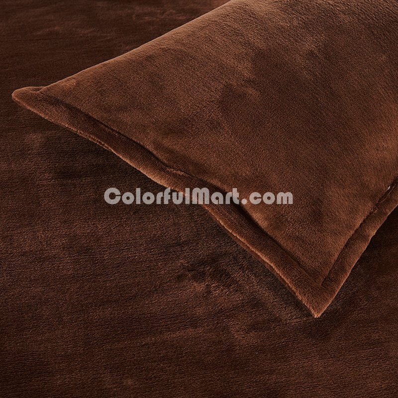 Coffee Flannel Bedding Winter Bedding - Click Image to Close