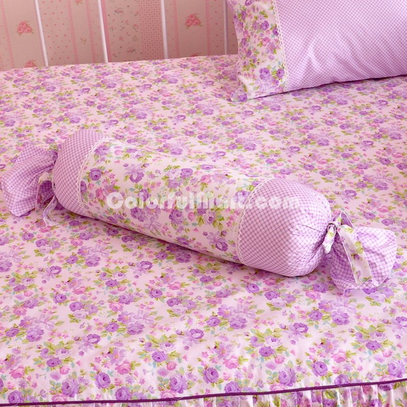 Eden Garden Purple Flowers Bedding Girls Bedding Princess Bedding - Click Image to Close