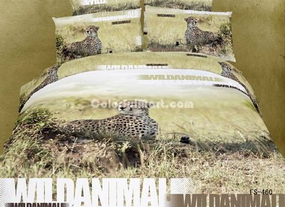 Cheetah Cheetah Print Leopard Print Bedding Set