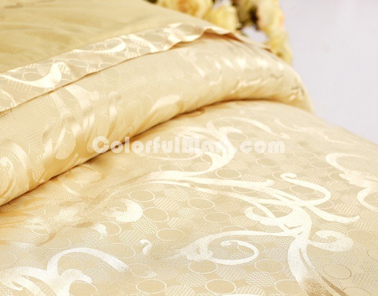 Elegant Love Camel 4 PCs Luxury Bedding Sets - Click Image to Close
