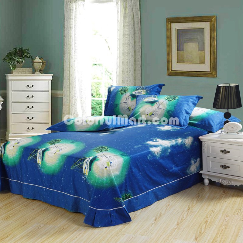 Island Green Bedding Sets Duvet Cover Sets Teen Bedding Dorm Bedding 3D Bedding Landscape Bedding Gift Ideas - Click Image to Close