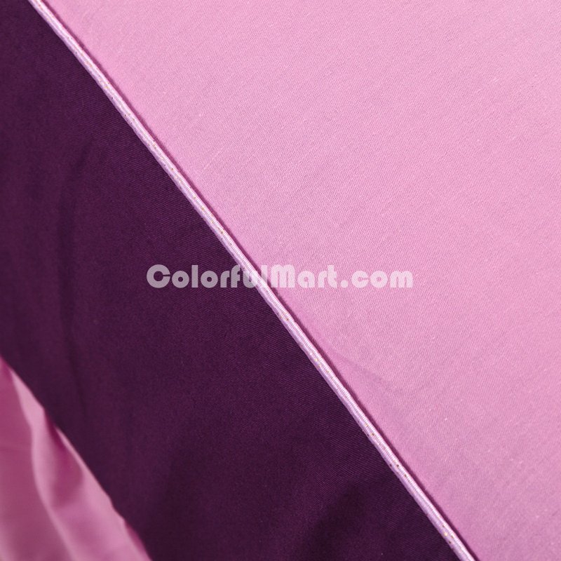 Purple And Pink Modern Bedding Cotton Bedding - Click Image to Close