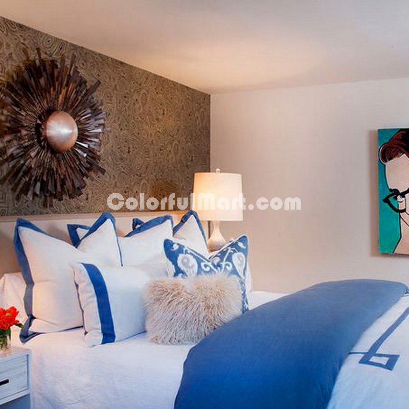 Aegean Sea White Luxury Bedding Quality Bedding - Click Image to Close