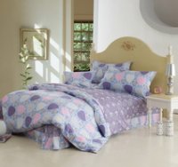 Microscopic World Purple Cheap Kids Bedding Sets