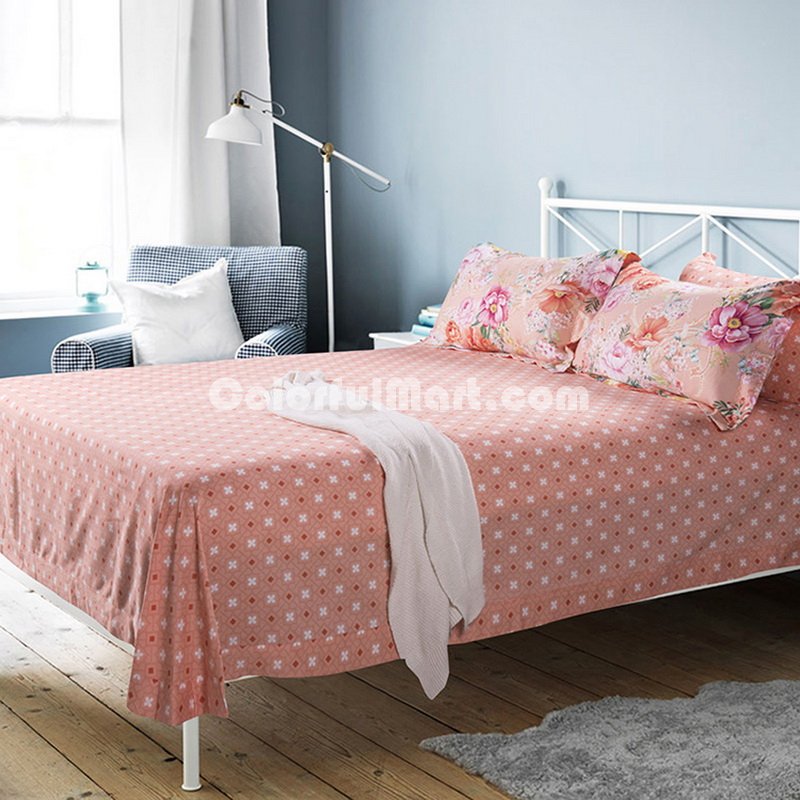 Follow The Scent Orange Bedding Set Modern Bedding Collection Floral Bedding Stripe And Plaid Bedding Christmas Gift Idea - Click Image to Close