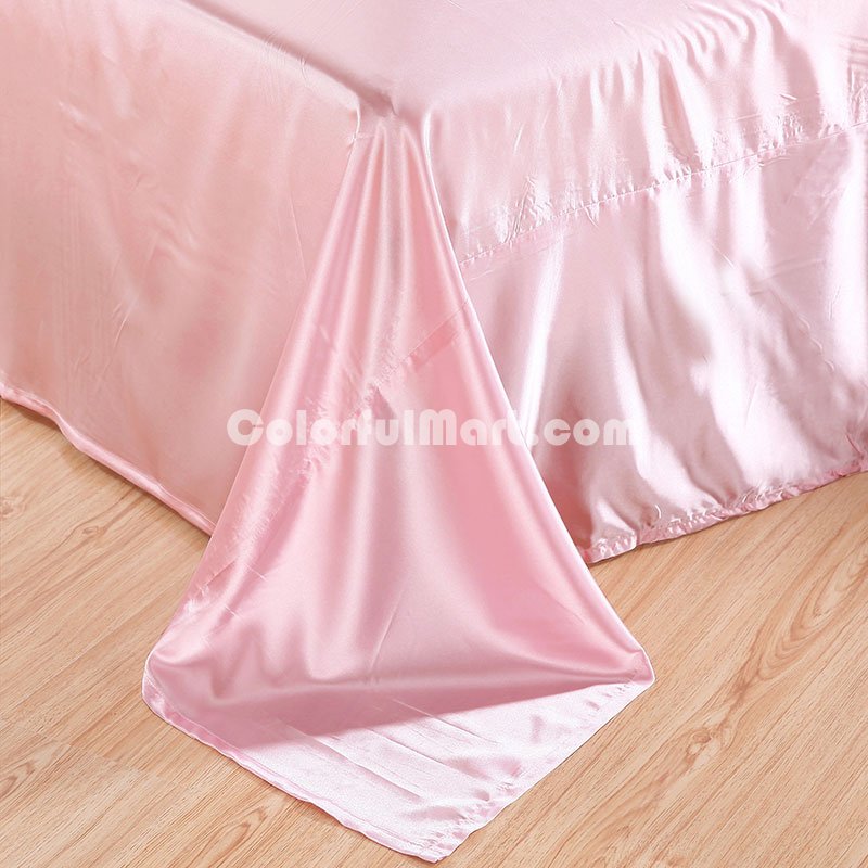 Amorous Feelings Pink Silk Duvet Cover Set Silk Bedding - Click Image to Close