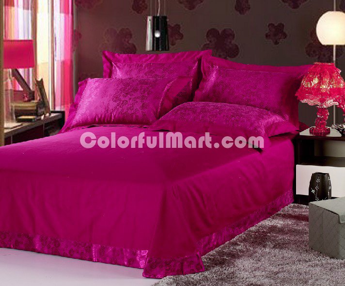 Crystal Love Violet 4 PCs Luxury Bedding Sets - Click Image to Close