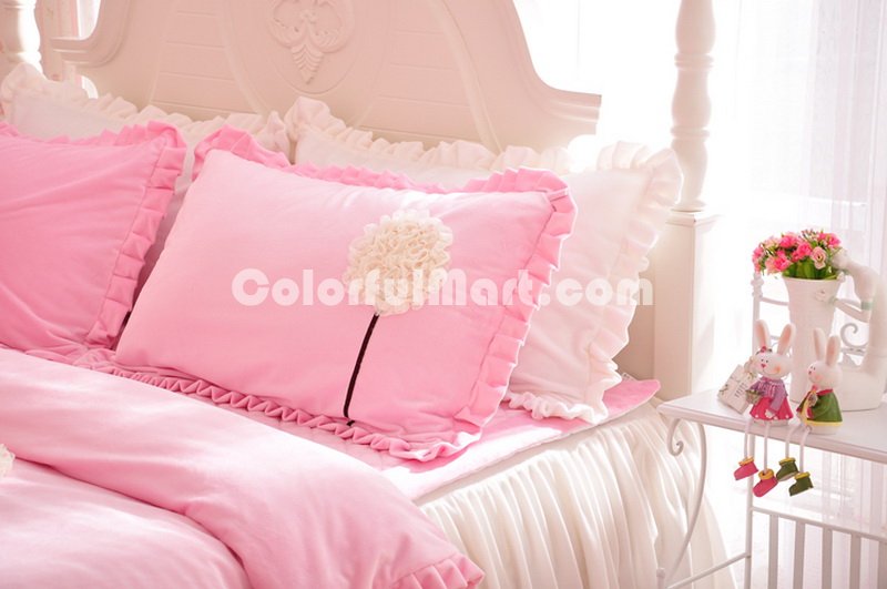Dandelion Pink Princess Bedding Girls Bedding Women Bedding - Click Image to Close