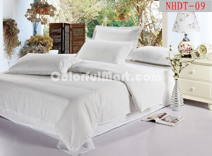 Pure White Hotel Collection Bedding Sets - Click Image to Close