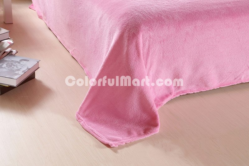 Purple And Pink Coral Fleece Bedding Teen Bedding - Click Image to Close