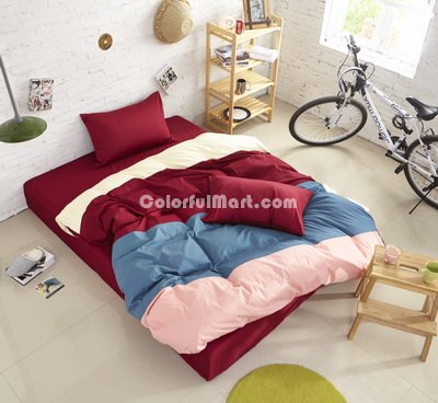 Red Bean Love Fuchsia Modern Bedding Teen Bedding