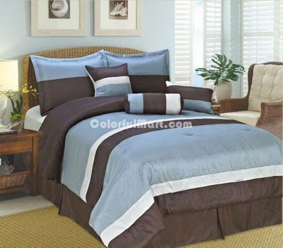 Sea Wind Sky Blue Duvet Cover Set Luxury Bedding