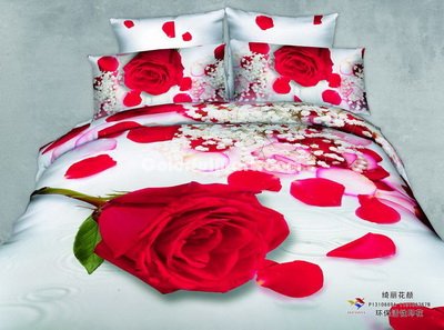 Beautiful Flowers Red Bedding Rose Bedding Floral Bedding Flowers Bedding