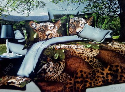 Cheetah Duvet Cover Set 3D Bedding
