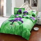 Irises Green Bedding Sets Duvet Cover Sets Teen Bedding Dorm Bedding 3D Bedding Floral Bedding Gift Ideas