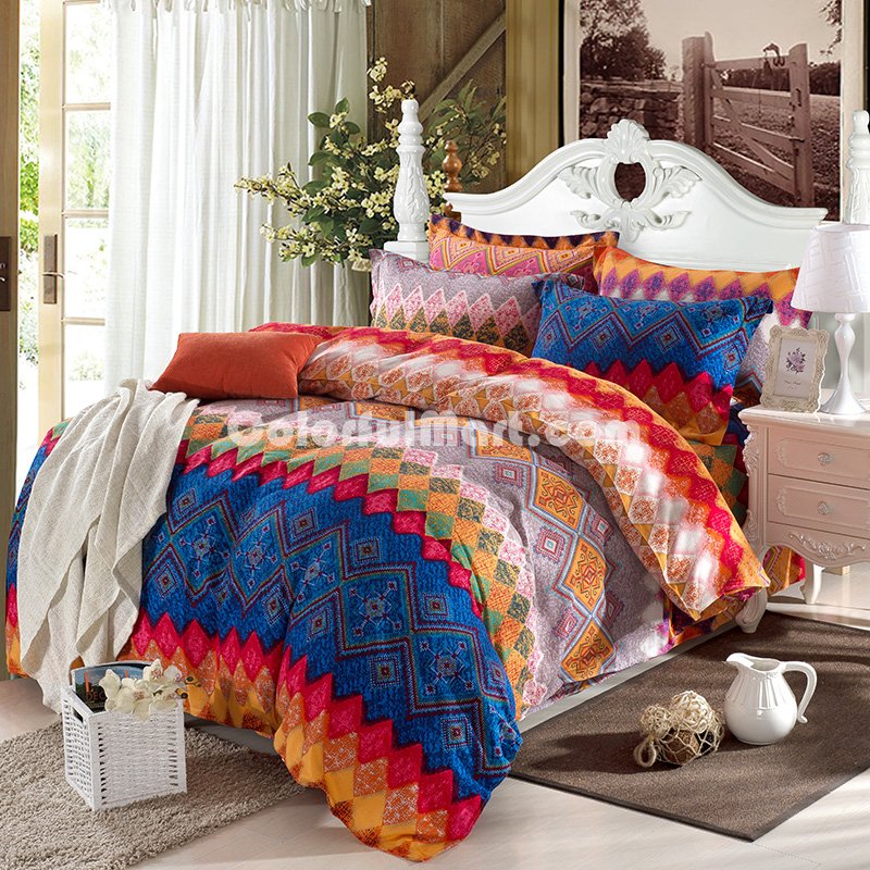 Barcelona Multi Bedding Modern Bedding Cotton Bedding Gift Idea - Click Image to Close